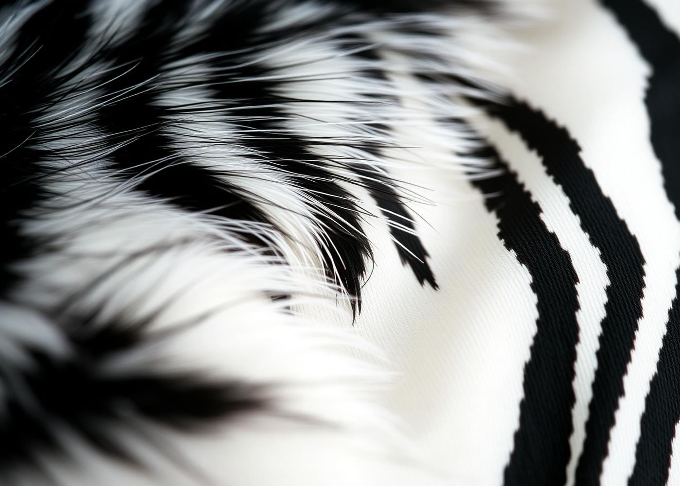 Zebra stripe detail